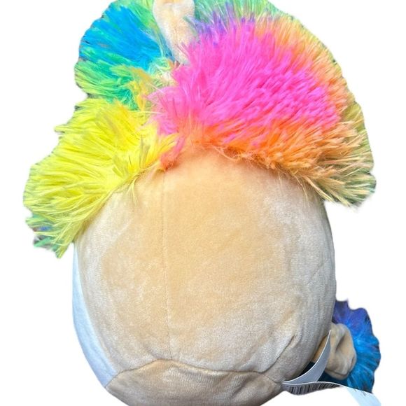 Squishmallows Leonard the Lion Rainbow Tie Dye Stuffed Plush Animal 8" Toy - Picture 4 of 5